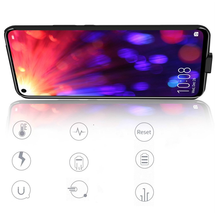 6500mAh External Battery Backup Charger Case for Huawei Honor View 20 / Honor V20 (China) - Black-10