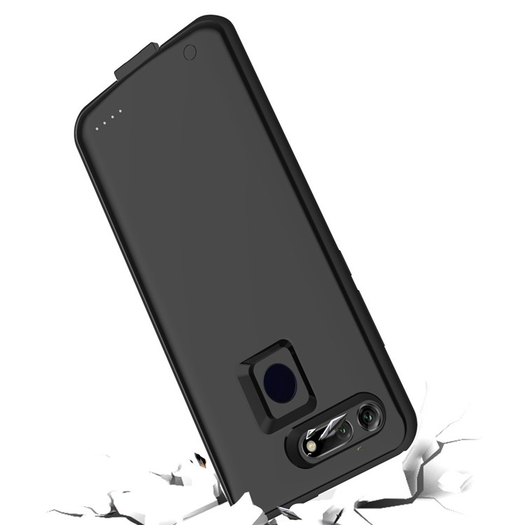 6500mAh External Battery Backup Charger Case for Huawei Honor View 20 / Honor V20 (China) - Black-3