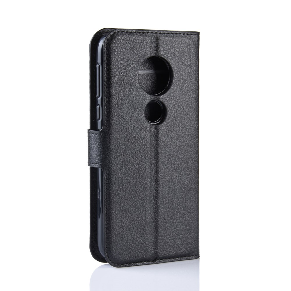 Litchi Skin PU Leather Protection Mobile Phone Cover for Motorola Moto G7 Play (EU Version) - Black-7