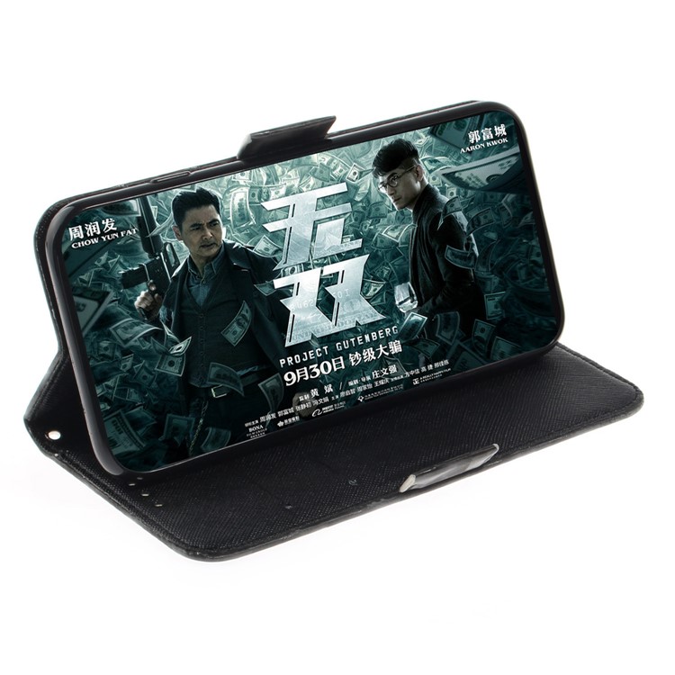 Etui Portefeuille En Cuir Avec Motif De Lumière Décoratif Pour Moto Motorola G7 / G7 Plus - Modèle De Dessin Animé-6