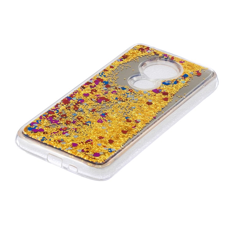Quicksand Mirror Surface TPU Back Cover for Motorola Moto G7 Power (US Version)/(EU Version) - Gold-3