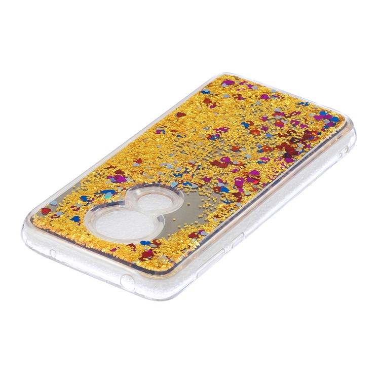 Quicksand Mirror Surface TPU Back Cover for Motorola Moto G7 Power (US Version)/(EU Version) - Gold-4