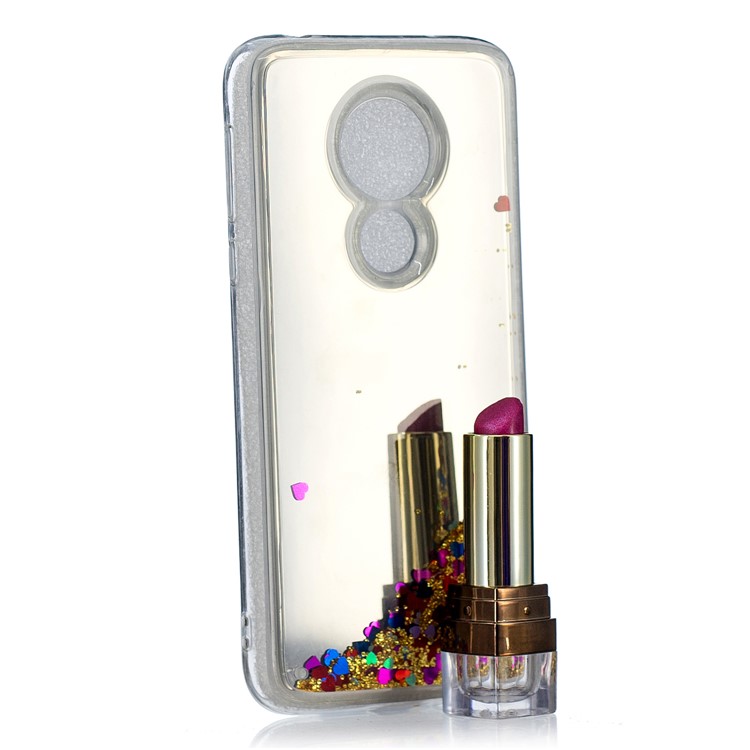 Quicksand Mirror Surface TPU Back Cover for Motorola Moto G7 Power (US Version)/(EU Version) - Gold-6