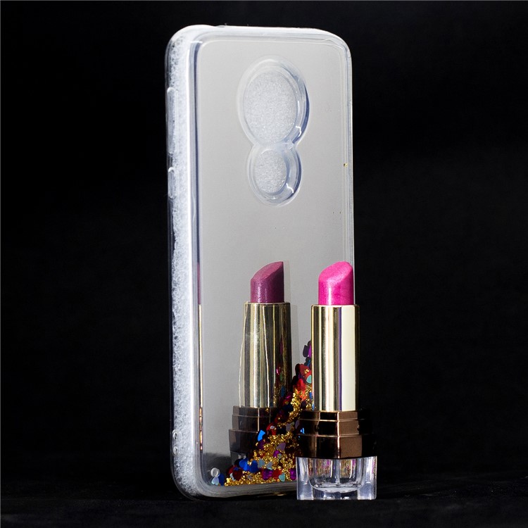 Quicksand Mirror Surface TPU Back Cover for Motorola Moto G7 Power (US Version)/(EU Version) - Gold-7