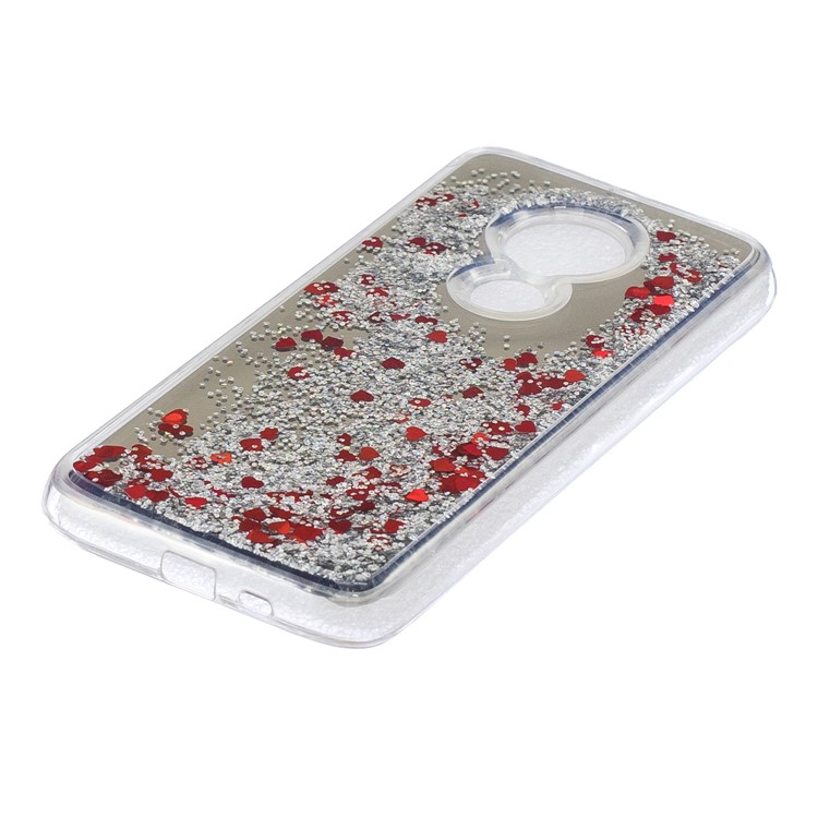 Quicksand Mirror Surface TPU Back Cover for Motorola Moto G7 Power (US Version)/(EU Version) - Silver-3