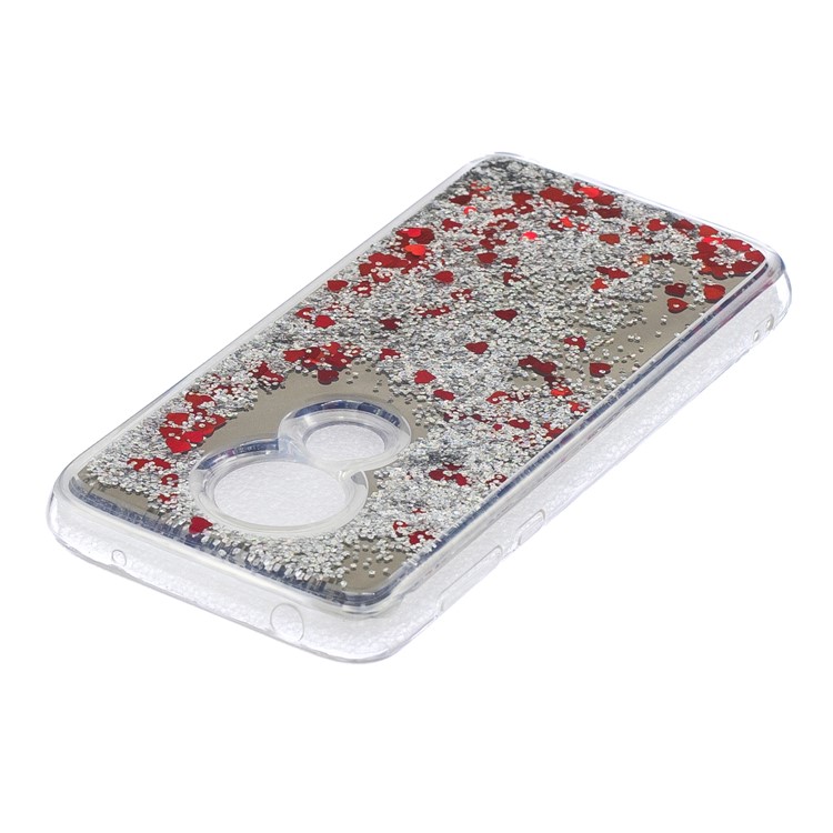 Quicksand Mirror Surface TPU Back Cover for Motorola Moto G7 Power (US Version)/(EU Version) - Silver-4