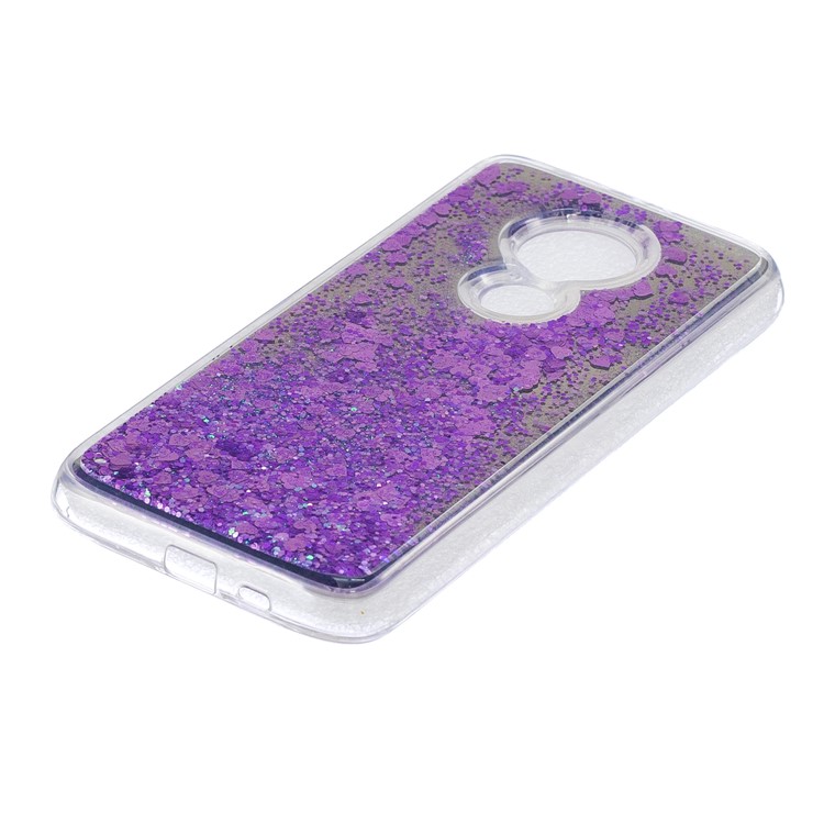 Quicksand Mirror Surface TPU Back Cover for Motorola Moto G7 Power (US Version)/(EU Version) - Purple-2