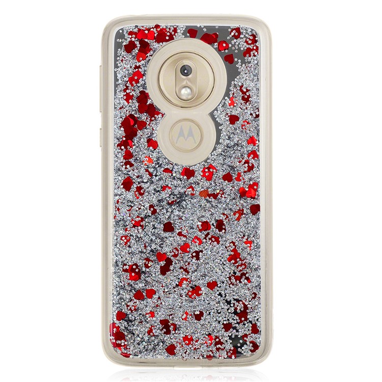Quicksand Mirror Surface TPU Back Shell for Motorola Moto G7 Play (US Version)/(EU Version) - Silver-2