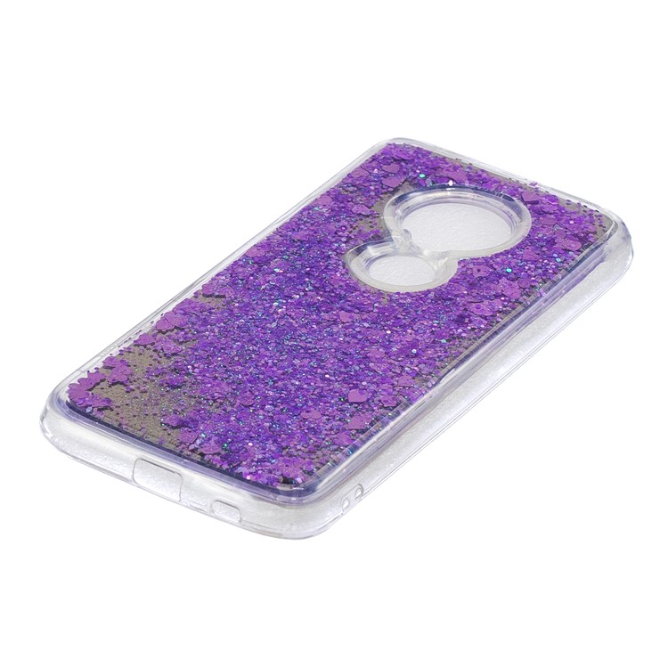Quicksand Mirror Surface TPU Back Shell for Motorola Moto G7 Play (US Version)/(EU Version) - Purple-3