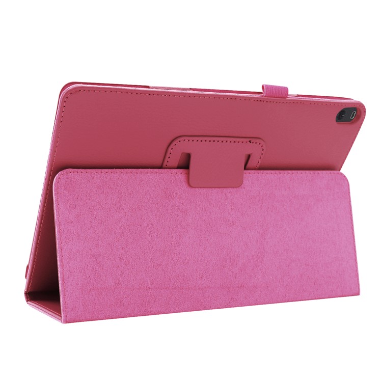 For Lenovo Tab P10 10.1-inch Litchi Texture Leather Stand Protection Case - Rose-6