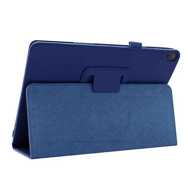 For Lenovo Tab P10 10.1-inch Litchi Texture Leather Stand Protection Case - Dark Blue-6