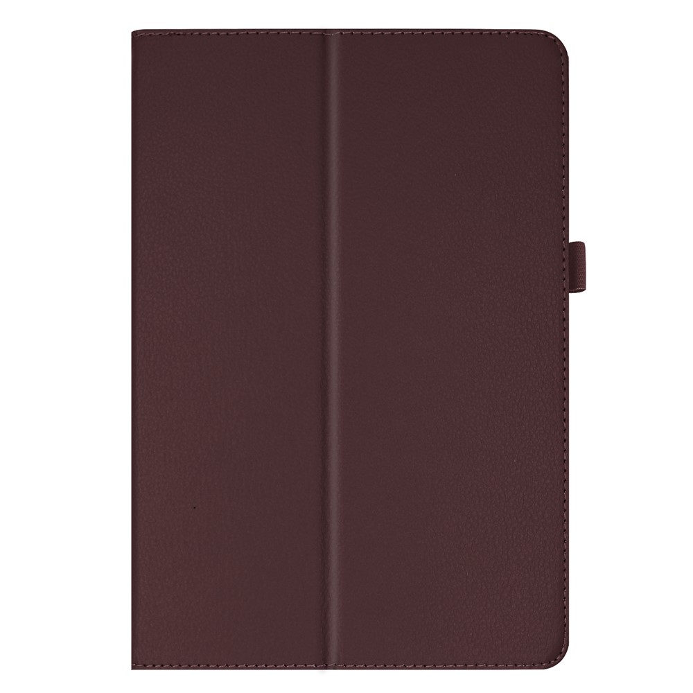 For Lenovo Tab P10 10.1-inch Litchi Texture Leather Stand Protection Case - Coffee-7