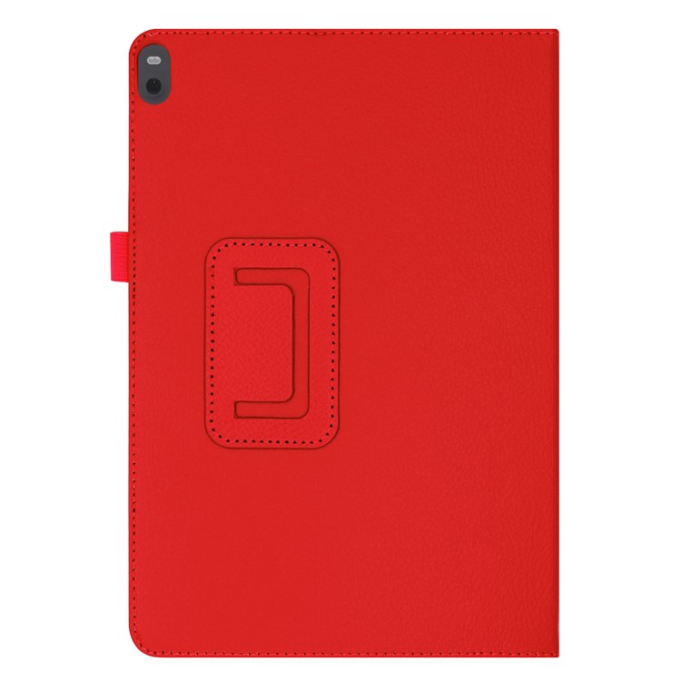 For Lenovo Tab P10 10.1-inch Litchi Texture Leather Stand Protection Case - Red-8