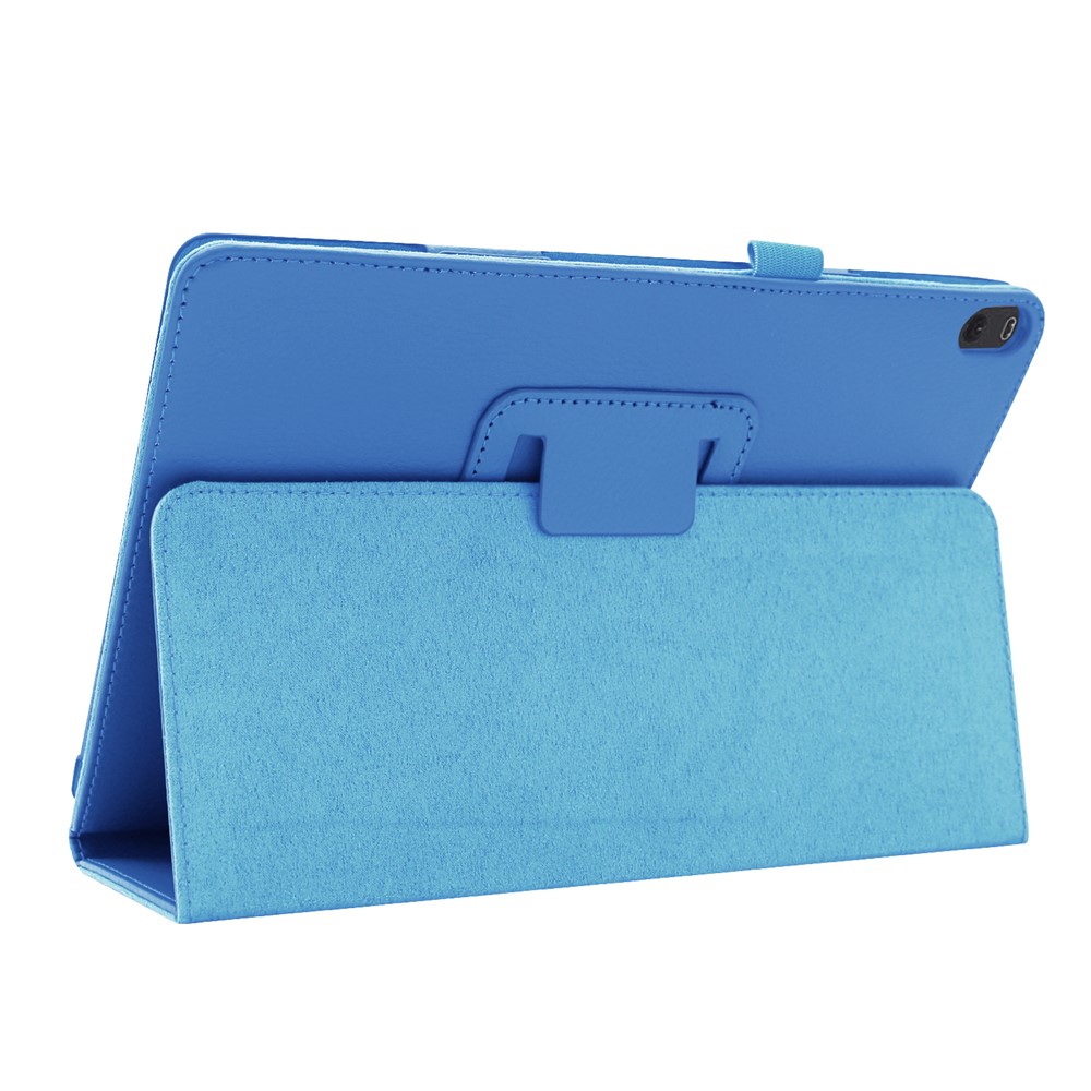 For Lenovo Tab P10 10.1-inch Litchi Texture Leather Stand Protection Case - Baby Blue-6