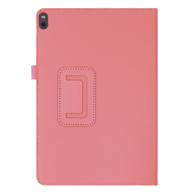 For Lenovo Tab P10 10.1-inch Litchi Texture Leather Stand Protection Case - Pink-8