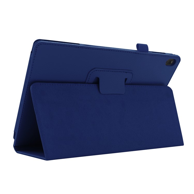 For Lenovo Tab E10 10.1 inch Litchi Texture Leather Stand Protective Case - Dark Blue-6