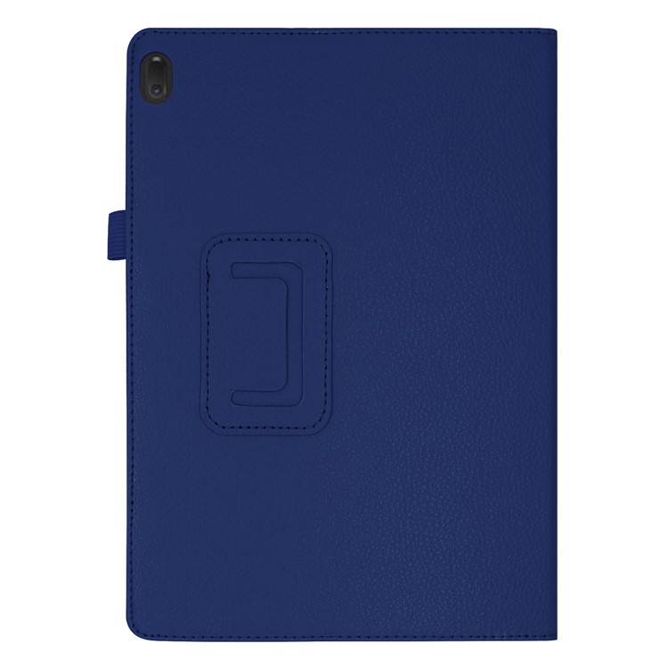 For Lenovo Tab E10 10.1 inch Litchi Texture Leather Stand Protective Case - Dark Blue-7
