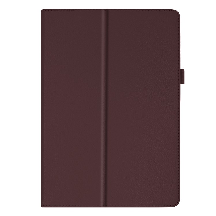For Lenovo Tab E10 10.1 inch Litchi Texture Leather Stand Protective Case - Coffee-8
