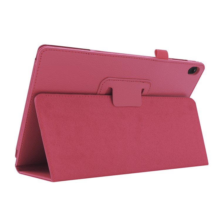 For Lenovo Tab E10 10.1 inch Litchi Texture Leather Stand Protective Case - Rose-6