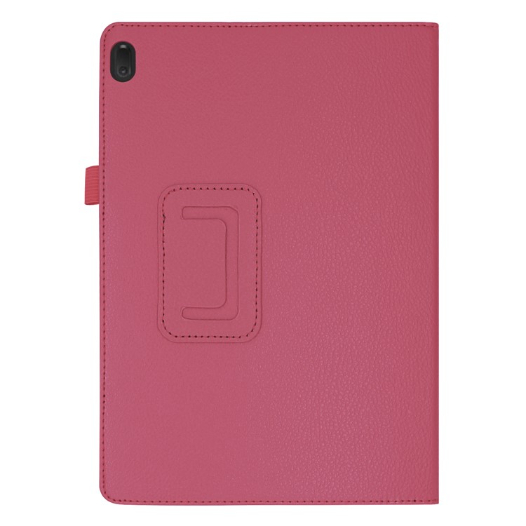 For Lenovo Tab E10 10.1 inch Litchi Texture Leather Stand Protective Case - Rose-7