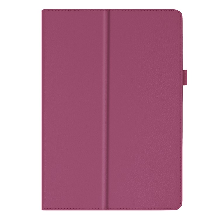 Para Lenovo Tab E10 10.1 Pulgadas Litchi Texture Leather Stand Case Protector - Violeta