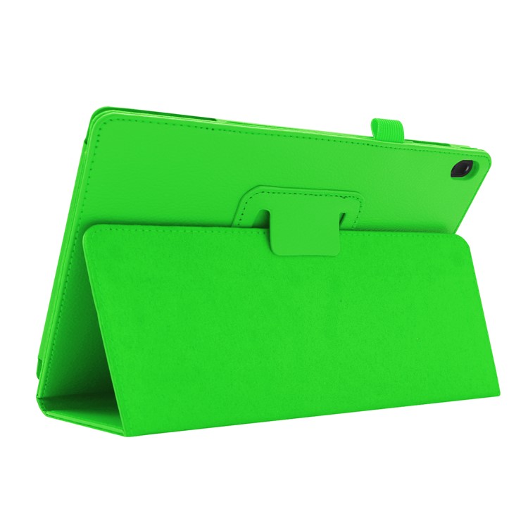 Per Lenovo Tab E10 10,1 Pollici di Texture Litchi Stand Case Protettiva - Verde-6