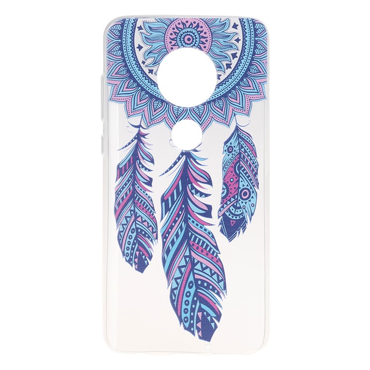 Pattern Printing Soft TPU Back Case for Motorola Moto G7/G7 Plus - Dream Catcher-1