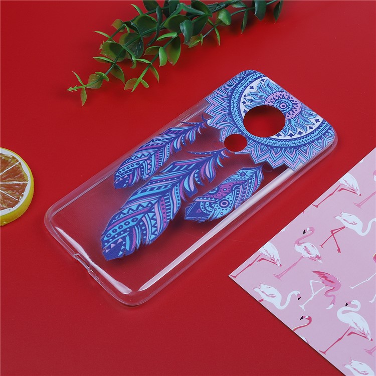 Pattern Printing Soft TPU Back Case for Motorola Moto G7 Power (EU Version) - Dream Catcher-4