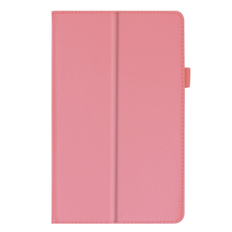 Litchi Texture Leather Stand Protective Case for Lenovo Tab E8 - Pink-7