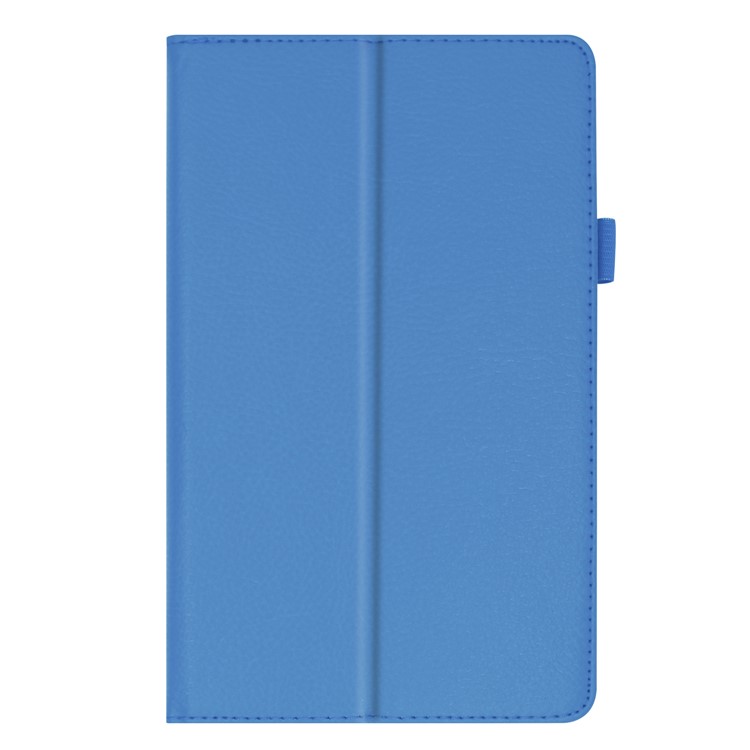 Litchi Texture Leather Stand Protective Case for Lenovo Tab E8 - Baby Blue-7