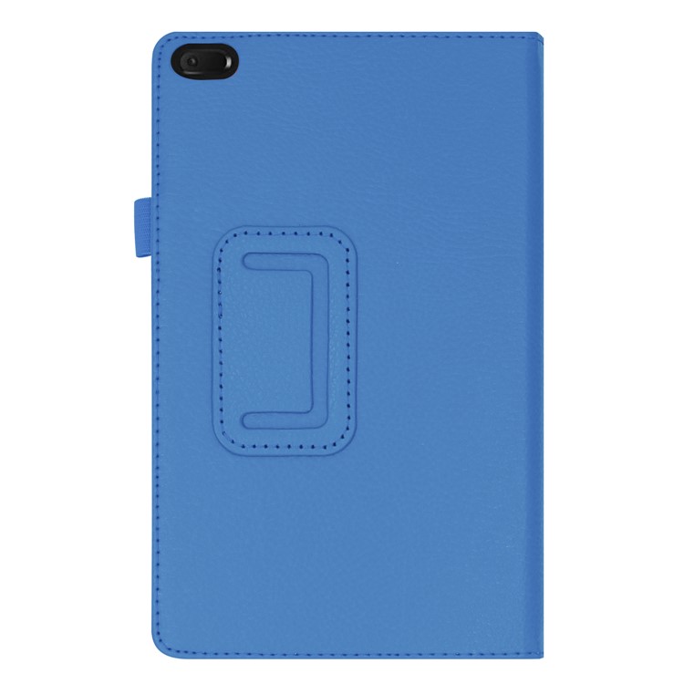 Litchi Texture Leather Stand Protective Case for Lenovo Tab E8 - Baby Blue-8