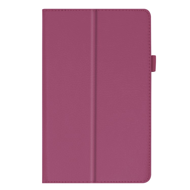 Litchi Texture Leather Stand Protective Case for Lenovo Tab E8 - Purple-7
