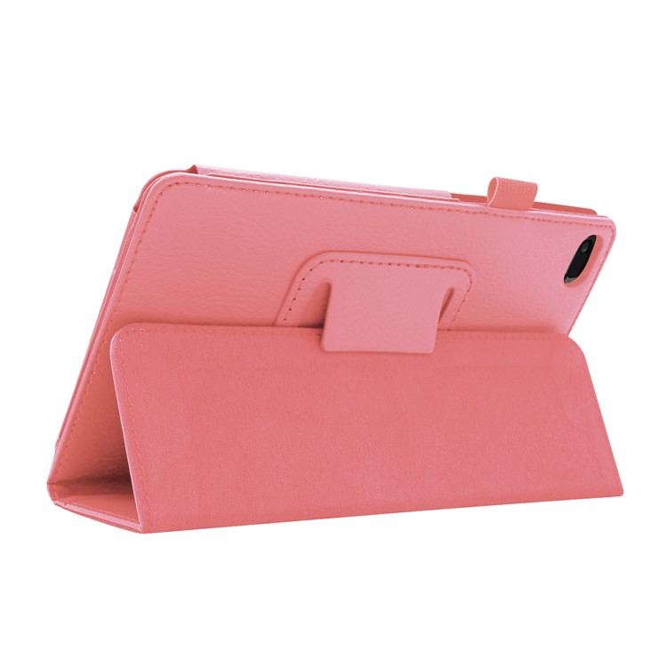 Custodia In Pelle Color Litchi Per Scheda Lenovo E7 - Rosa-6