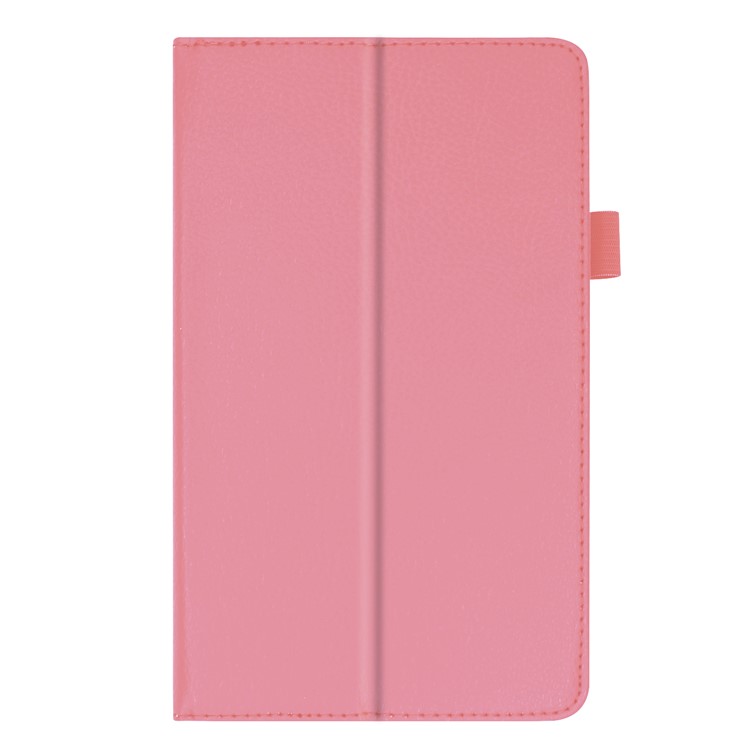 Custodia In Pelle Color Litchi Per Scheda Lenovo E7 - Rosa-7