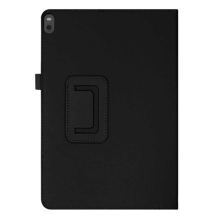 Litchi Texture Leather Stand Protective Case for Lenovo Tab M10 TB-X605F - Black-8