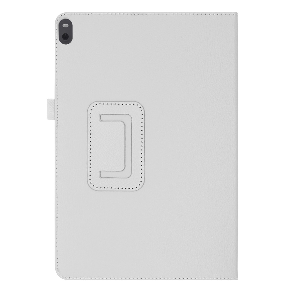 Litchi Texture Leather Stand Protective Case for Lenovo Tab M10 TB-X605F - White-8