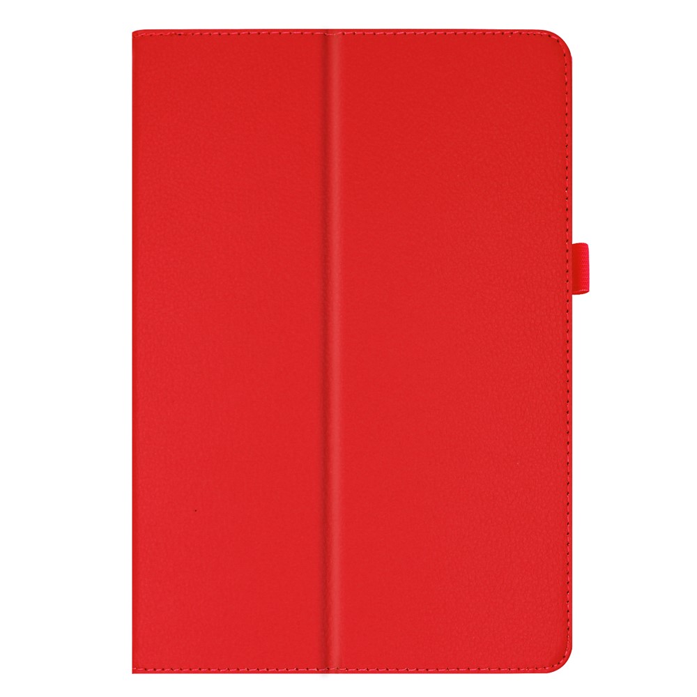 Litchi Texture Leather Stand Protective Case for Lenovo Tab M10 TB-X605F - Red-7