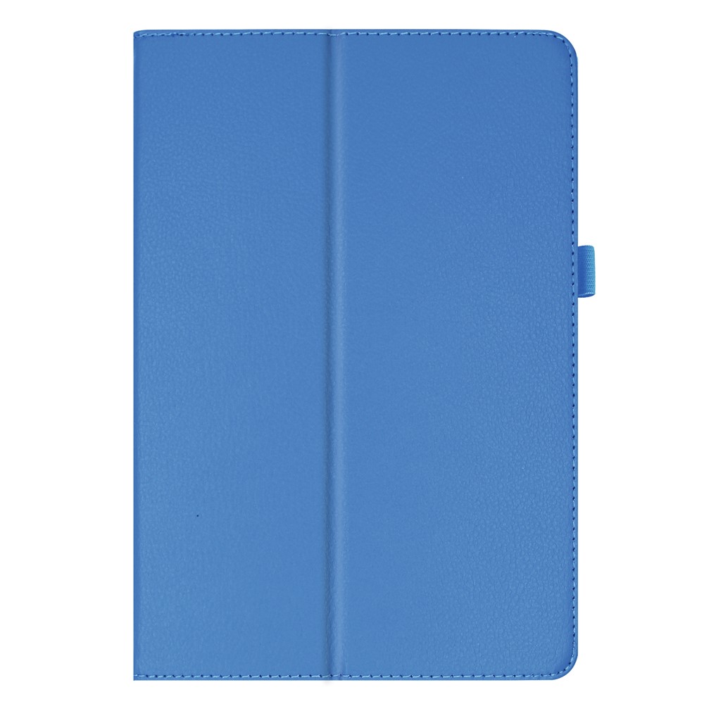 Anti-scratch Shockproof Litchi Texture Leather Stand Protective Phone Case Cover for Lenovo Tab M10 TB-X605F - Baby Blue-7