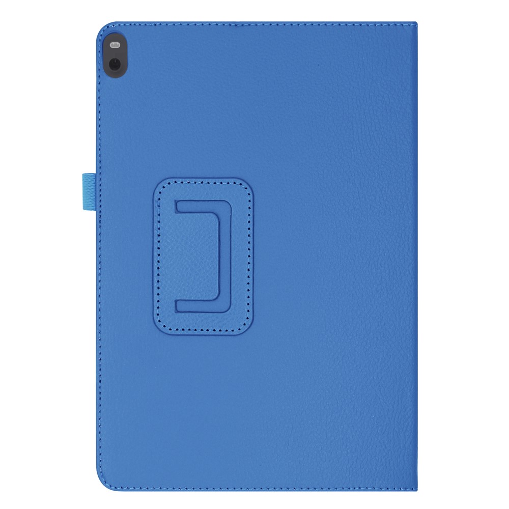 Anti-scratch Shockproof Litchi Texture Leather Stand Protective Phone Case Cover for Lenovo Tab M10 TB-X605F - Baby Blue-8