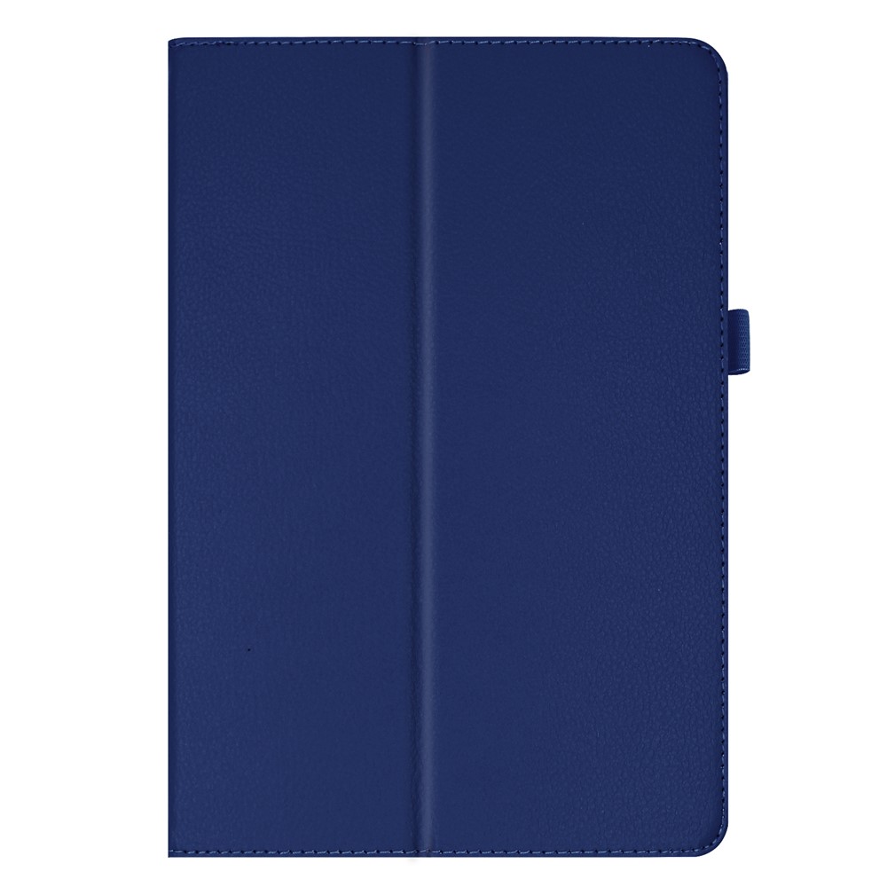 Litchi Texture Leather Stand Protective Case for Lenovo Tab M10 TB-X605F - Dark Blue-7