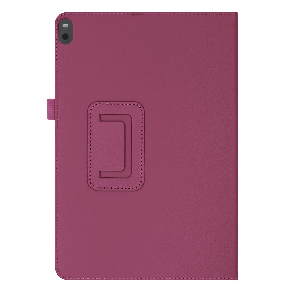Litchi Texture Leather Stand Protective Case for Lenovo Tab M10 TB-X605F - Purple-8