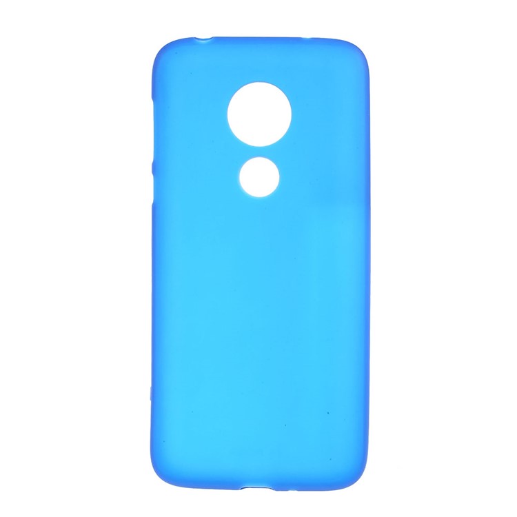 Double-sided Matte TPU Cell Phone Case for Motorola Moto G7 Power (EU Version) - Blue-1