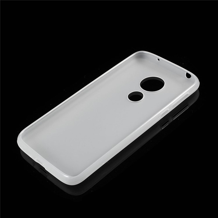 Double-sided Matte TPU Cell Phone Case for Motorola Moto G7 Power (EU Version) - White-3