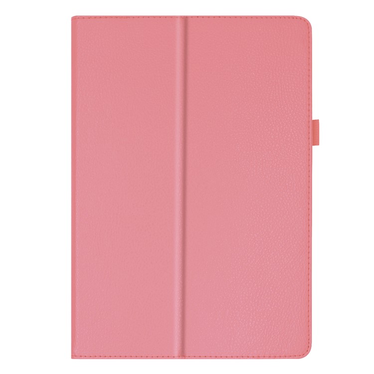 Litchi Skin Leather Stand Case for Lenovo Tab E10 - Pink-8