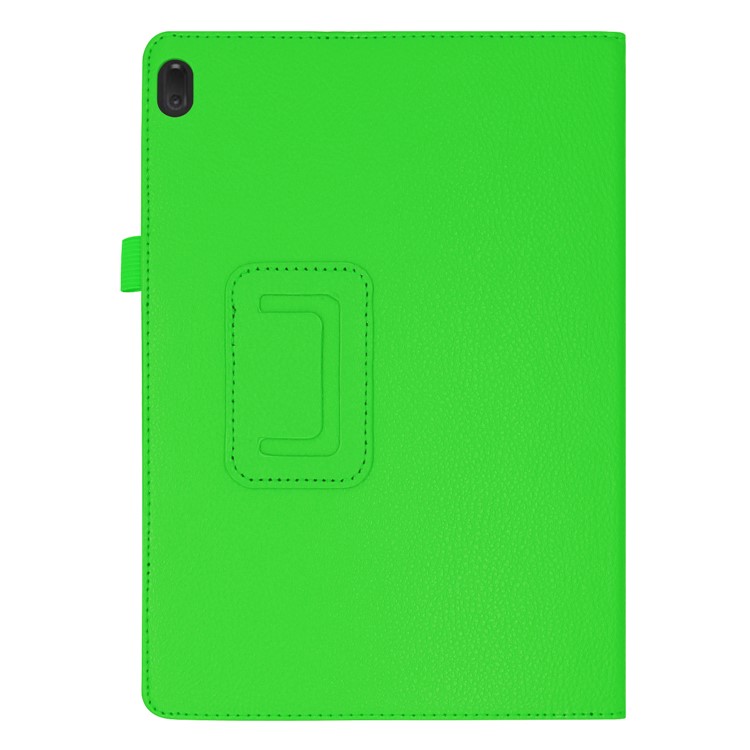 Litchi Skin Leather Stand Case for Lenovo Tab E10 - Green-7