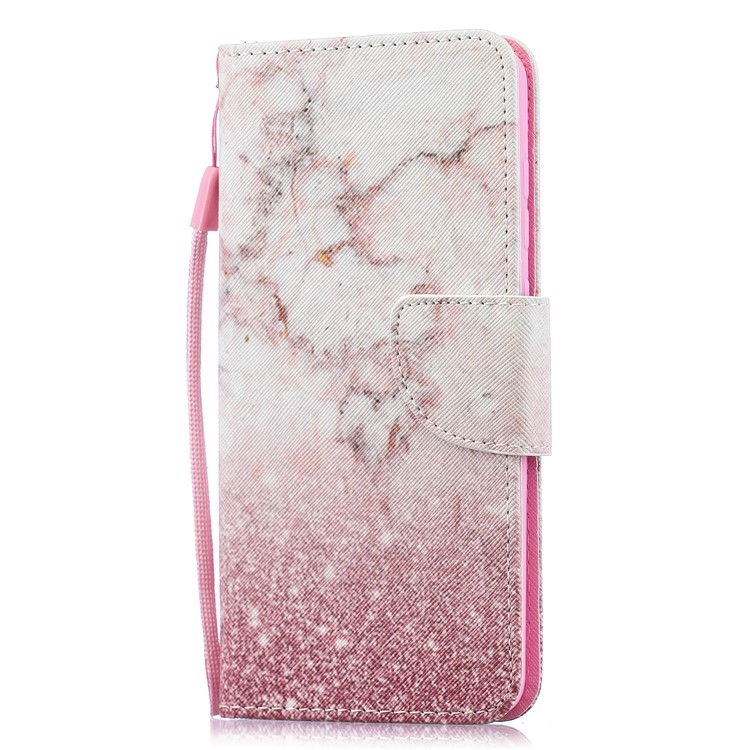 Pattern Printing Leather Wallet Case for Motorola Moto G7 / G7 Plus - Colorized Pattern-2