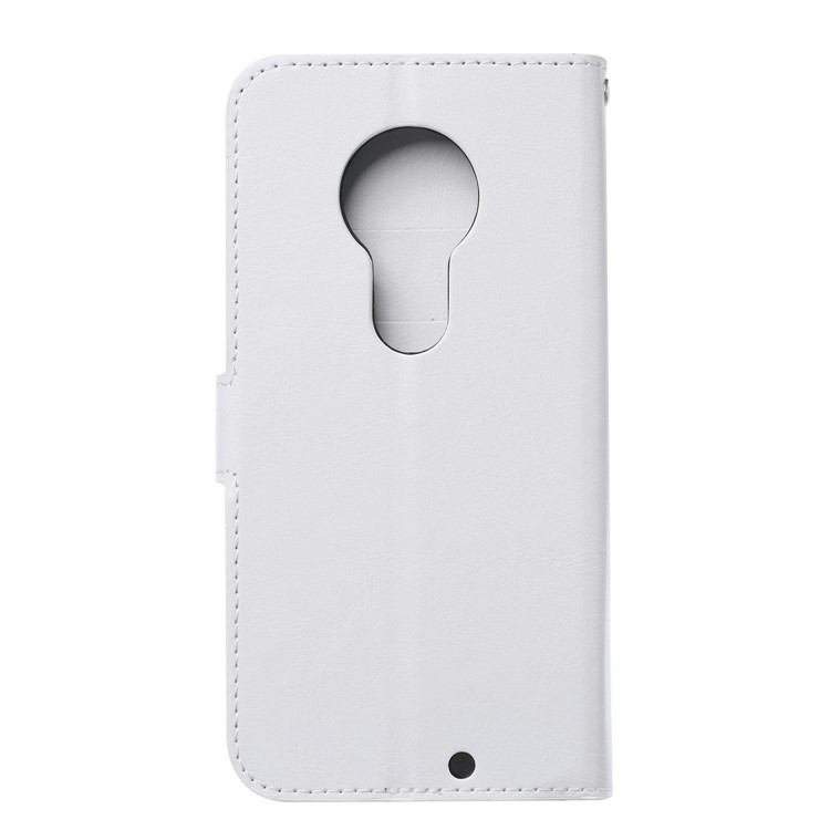 Crazy Horse Texture Wallet Leather Case with Stand for Motorola Moto G7/G7 Plus - White-3
