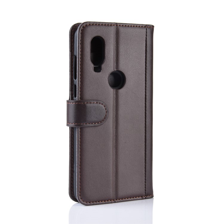 Custodia Protettiva Per Custodia In Pelle Crosta Per Motorola P40 - Marrone-8