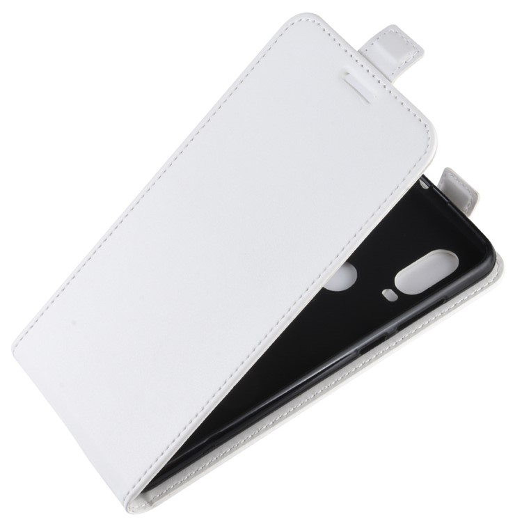 Crazy Horse Vertical Flip Leather Protection Case for Motorola P40 - White-3