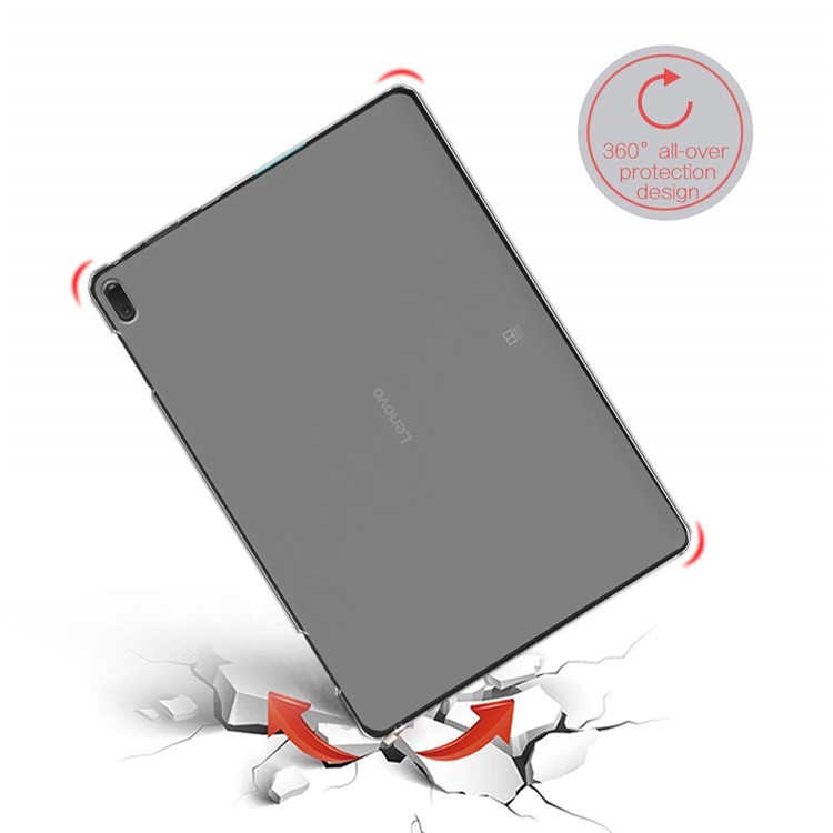 Crystal Clear TPU Protection Tablet Case Shell for Lenovo Tab E10-2